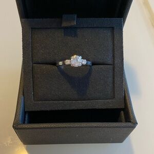Vintage 1950s Birks Diamond Trinity Ring.